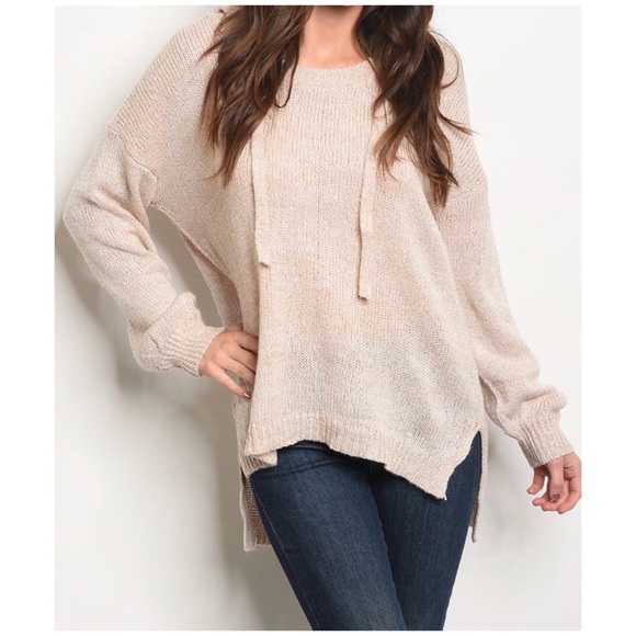 ❄️LAST2️⃣//LIGHT GRAY SWEATER HOODIE - Picture 6 of 11